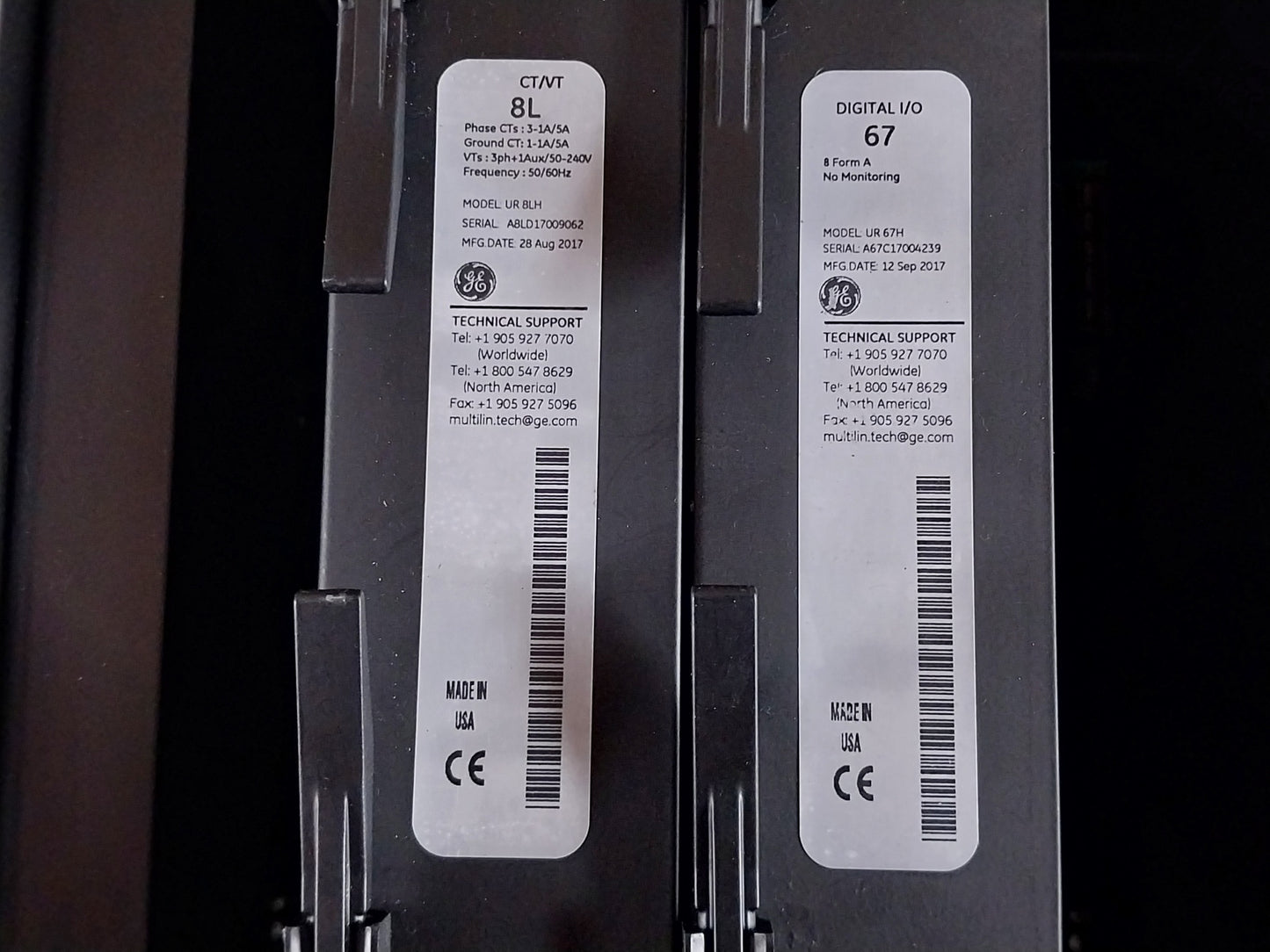 GE T60UJ3HKHF8NH6DM8LP67U67WXX MULTILIN T60 TRANSFORMER MANAGEMENT RELAY