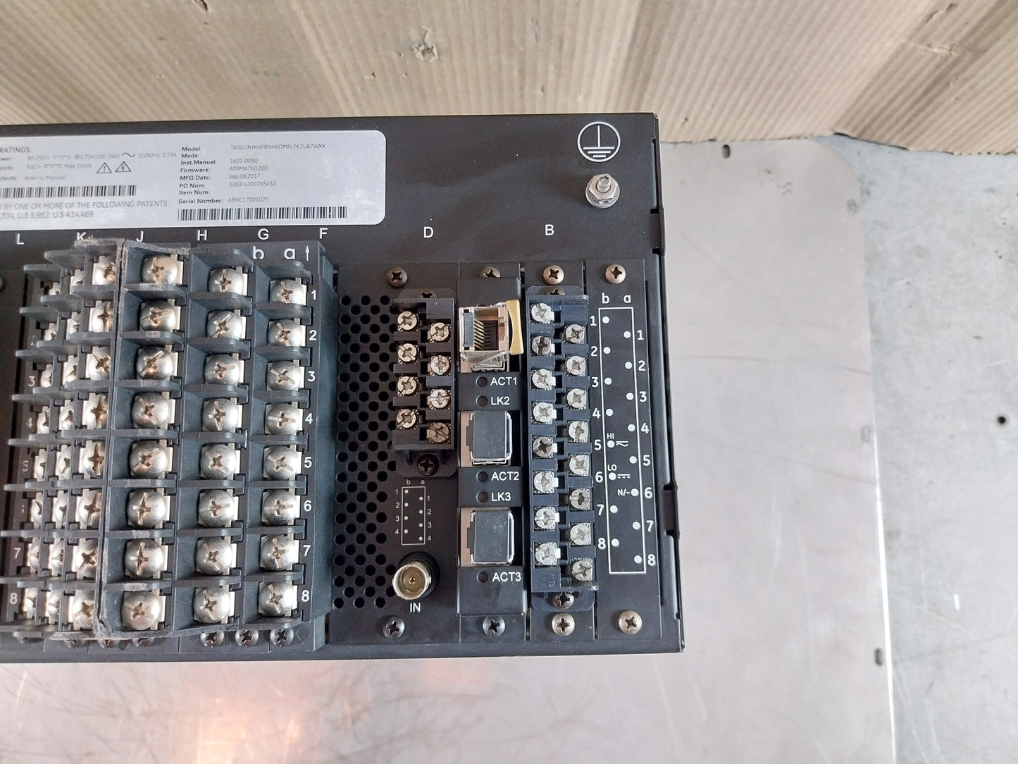 GE T60UJ3HKHF8NH6DM8LP67U67WXX MULTILIN T60 TRANSFORMER MANAGEMENT RELAY