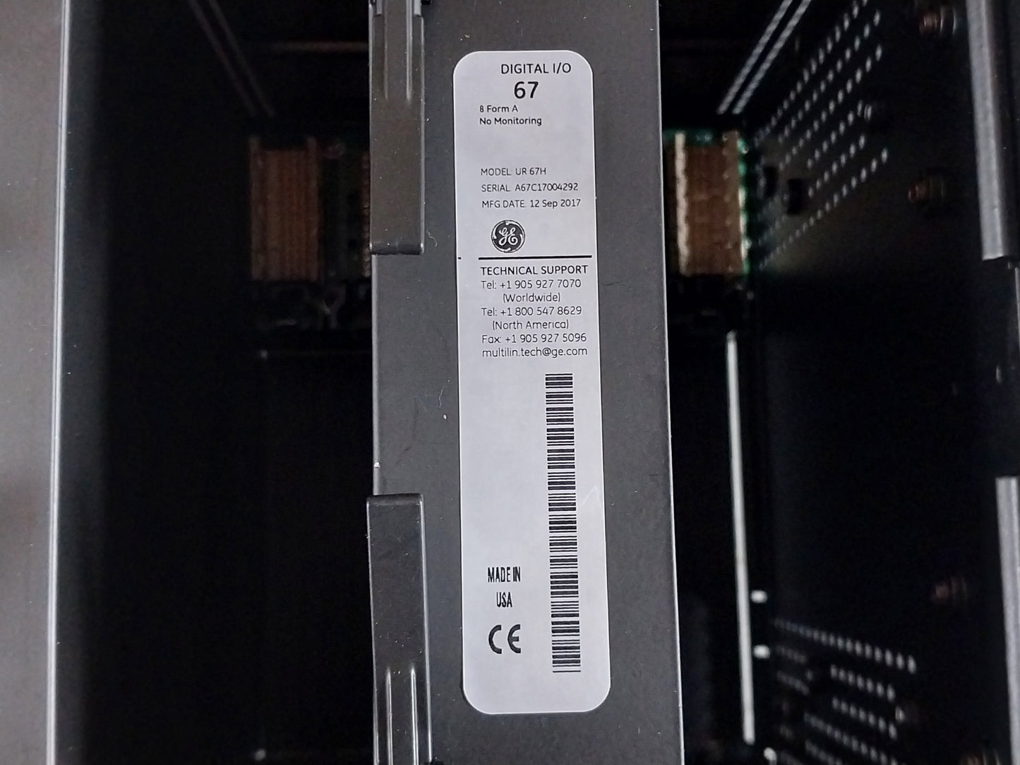 GE T60UJ3HKHF8NH6DM8LP67U67WXX MULTILIN T60 TRANSFORMER MANAGEMENT RELAY