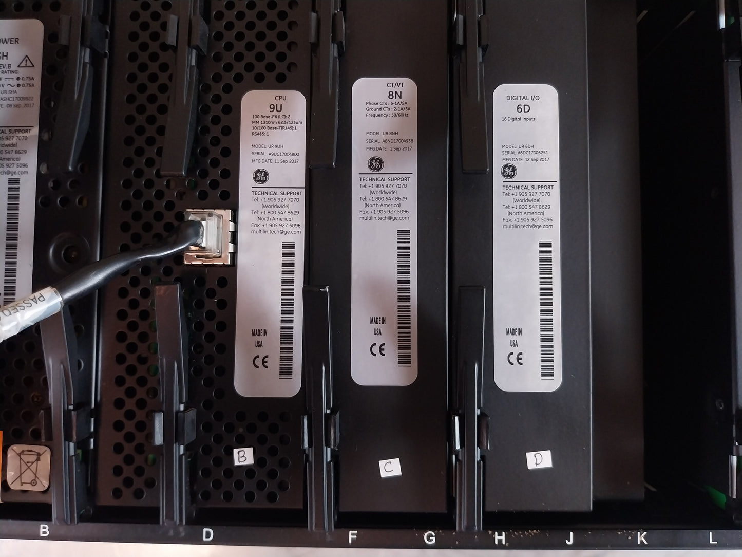 GE T60UJ3HKHF8NH6DM8LP67U67WXX MULTILIN T60 TRANSFORMER MANAGEMENT RELAY