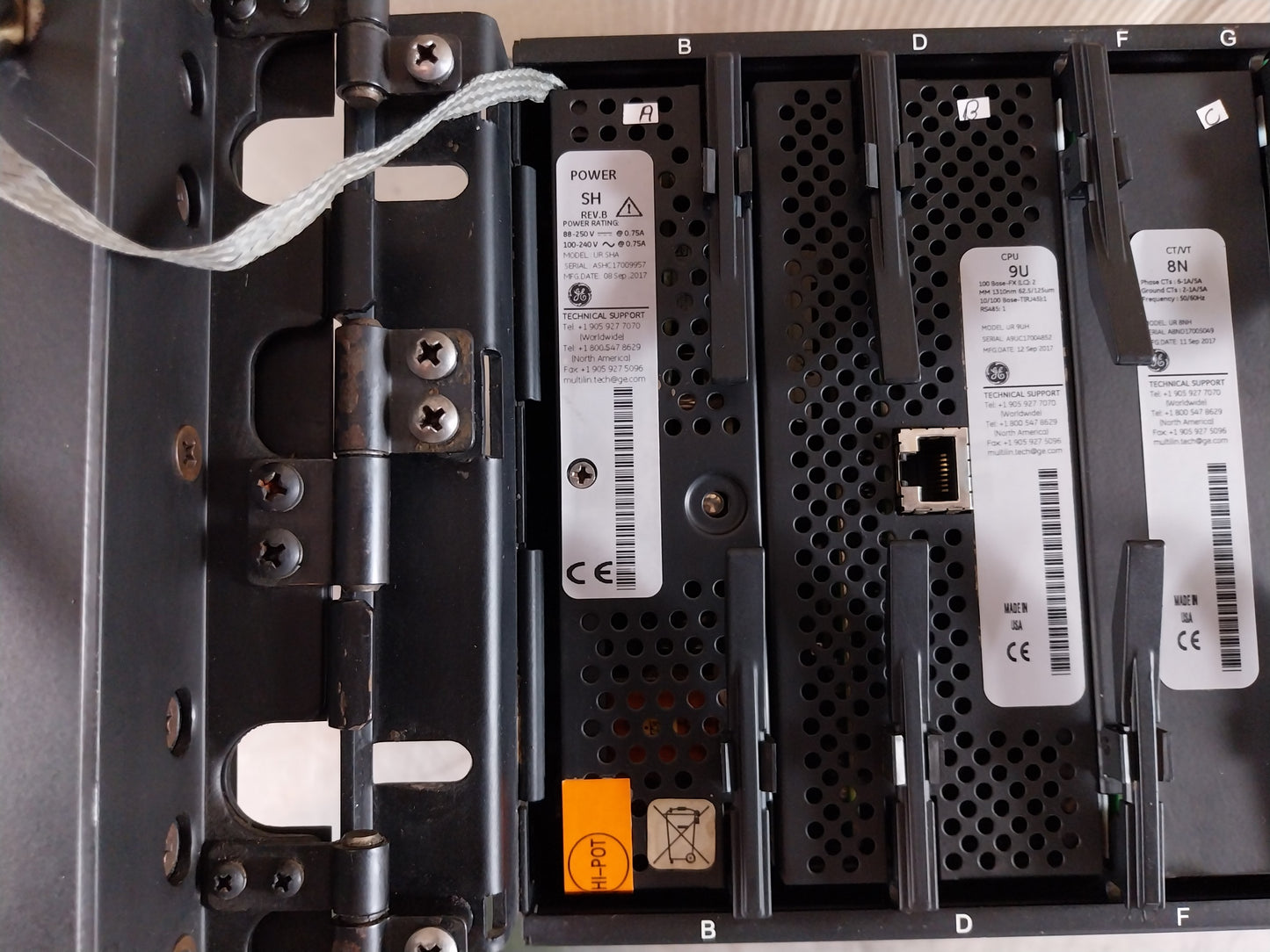 GE T60UJ3HKHF8NH6DM8LP67U67WXX MULTILIN T60 TRANSFORMER MANAGEMENT RELAY