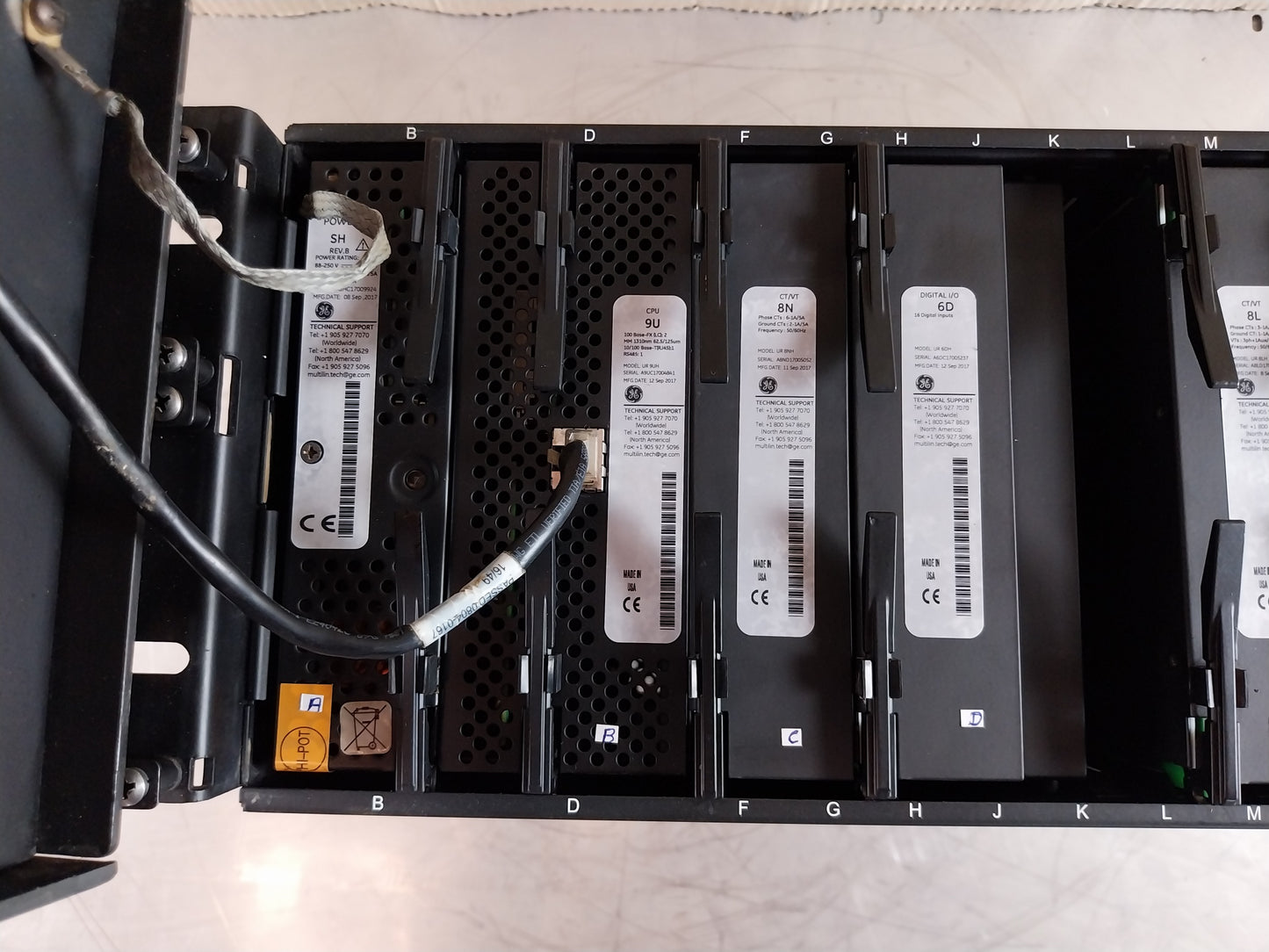GE T60UJ3HKHF8NH6DM8LP67U67WXX MULTILIN T60 TRANSFORMER MANAGEMENT RELAY