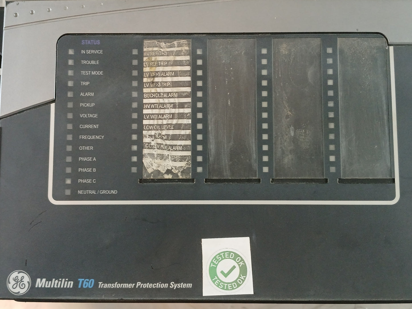 GE T60UJ3HKHF8NH6DM8LP67U67WXX MULTILIN T60 TRANSFORMER MANAGEMENT RELAY