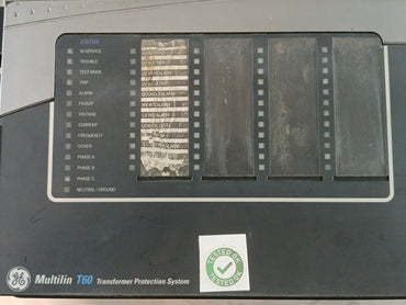 GE T60UJ3HKHF8NH6DM8LP67U67WXX MULTILIN T60 TRANSFORMER MANAGEMENT RELAY