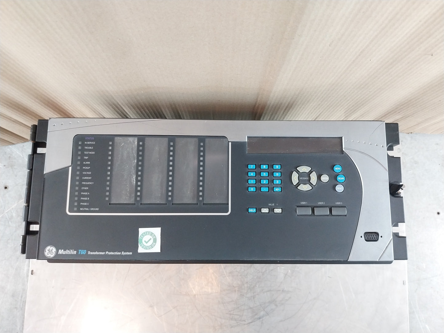 GE T60UJ3HKHF8NH6DM8LP67U67WXX MULTILIN T60 TRANSFORMER MANAGEMENT RELAY