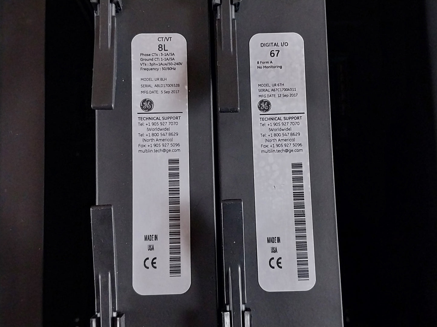 GE T60UJ3HKHF8NH6DM8LP67U67WXX MULTILIN T60 TRANSFORMER MANAGEMENT RELAY
