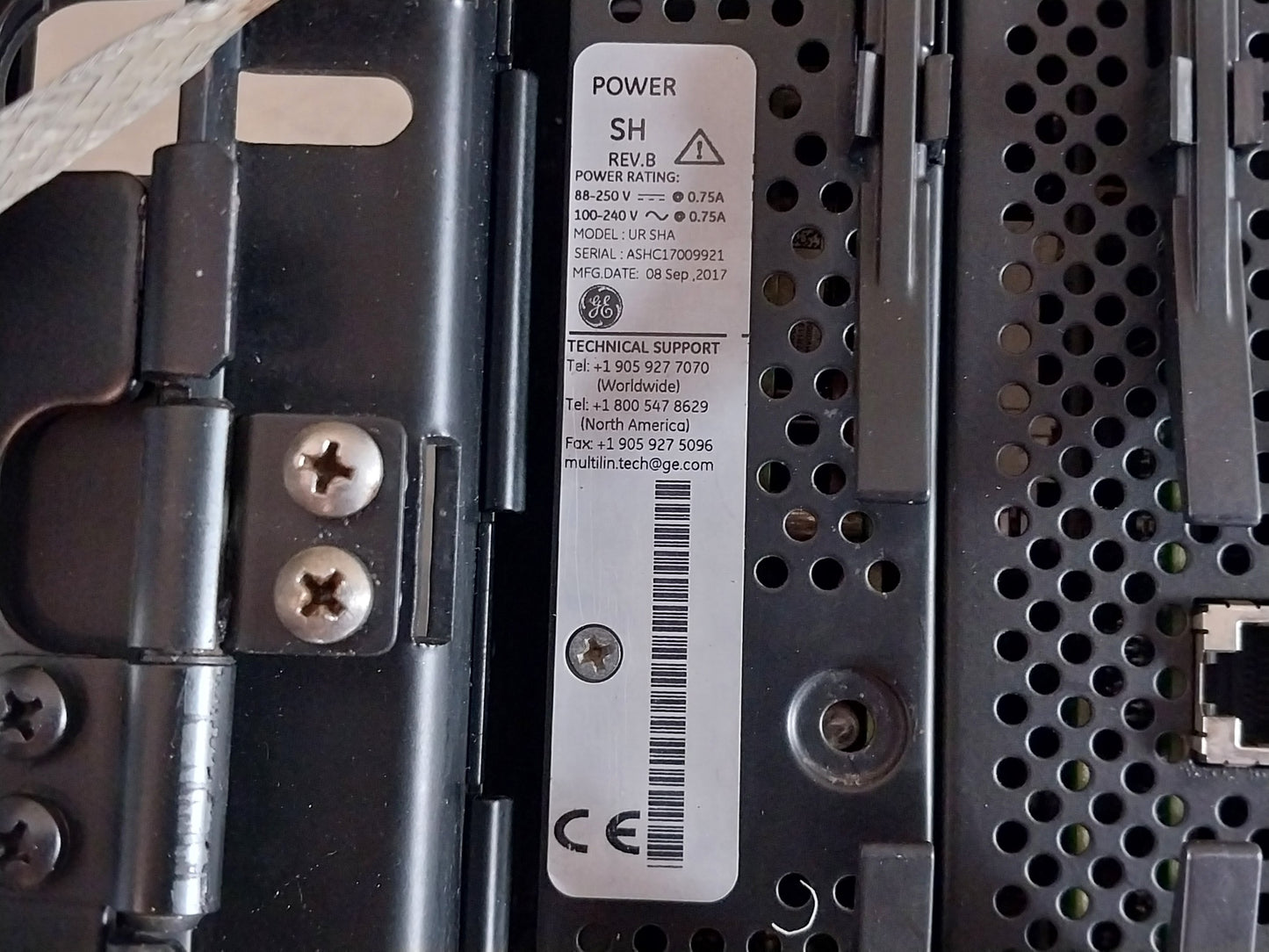 GE T60UJ3HKHF8NH6DM8LP67U67WXX MULTILIN T60 TRANSFORMER MANAGEMENT RELAY
