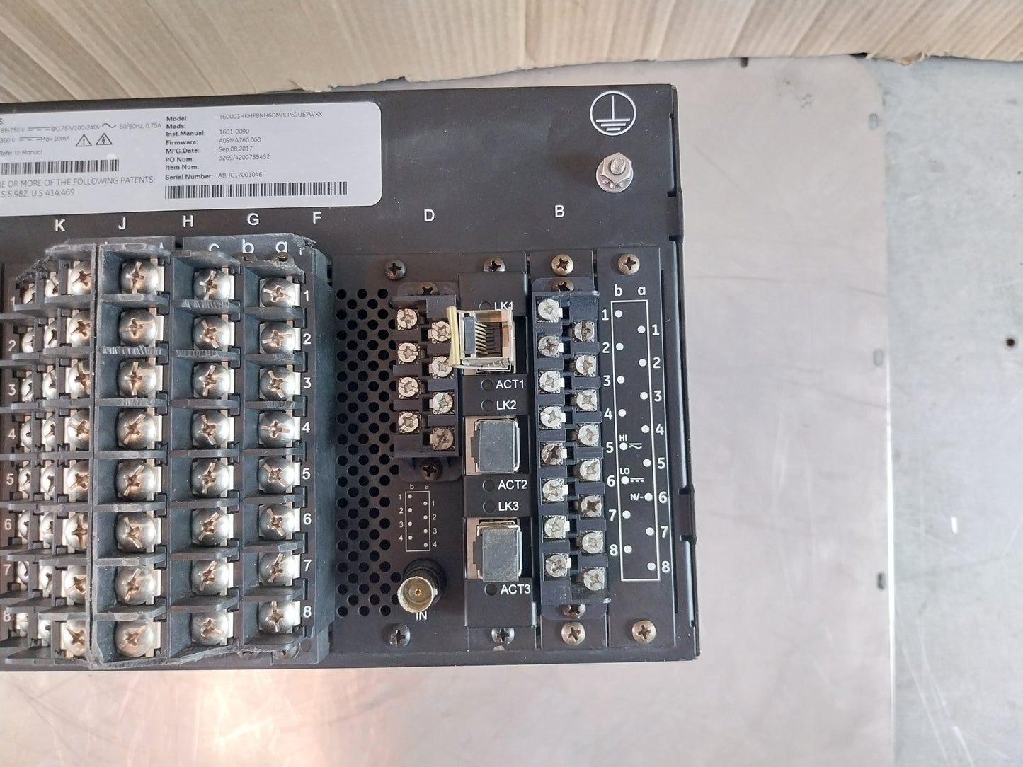 GE T60UJ3HKHF8NH6DM8LP67U67WXX MULTILIN T60 TRANSFORMER MANAGEMENT RELAY