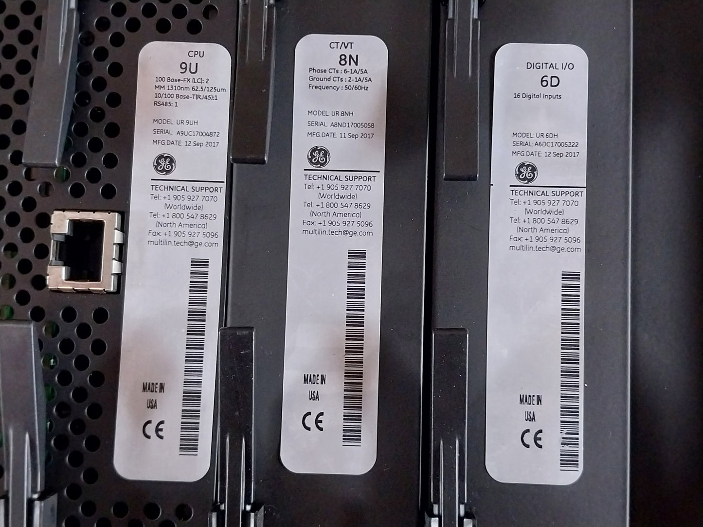 GE T60UJ3HKHF8NH6DM8LP67U67WXX MULTILIN T60 TRANSFORMER MANAGEMENT RELAY