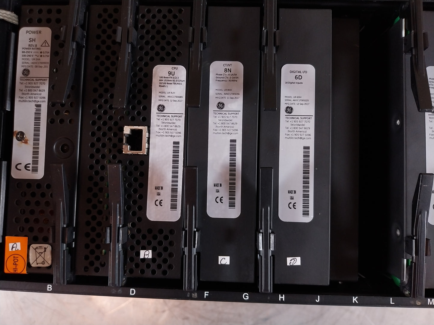 GE T60UJ3HKHF8NH6DM8LP67U67WXX MULTILIN T60 TRANSFORMER MANAGEMENT RELAY