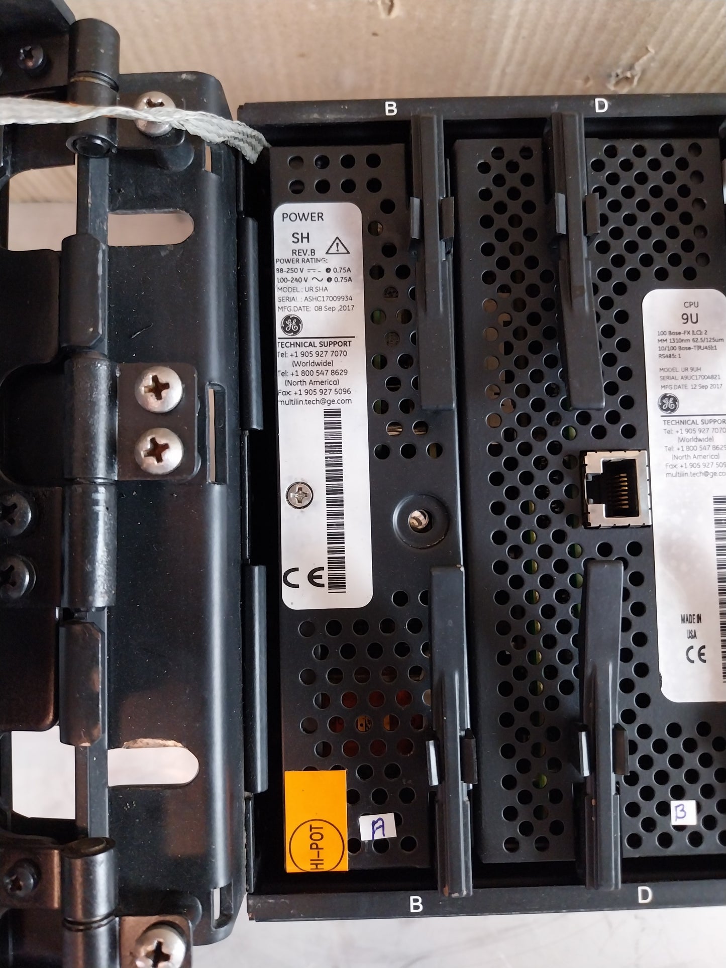 GE T60UJ3HKHF8NH6DM8LP67U67WXX MULTILIN T60 TRANSFORMER MANAGEMENT RELAY