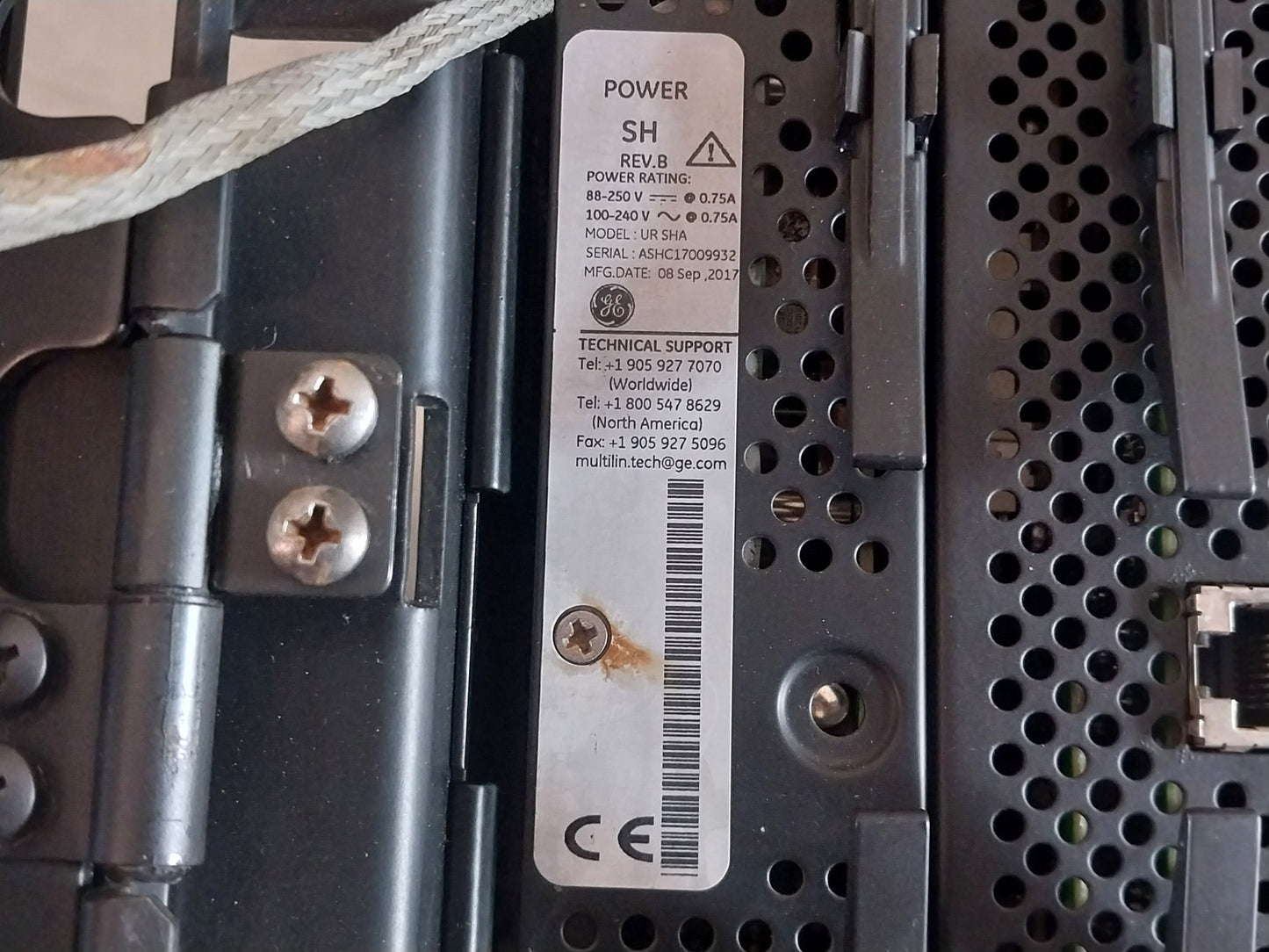 GE T60UJ3HKHF8NH6DMLP67U67WXX MULTILIN T60 TRANSFORMER MANAGEMENT RELAY