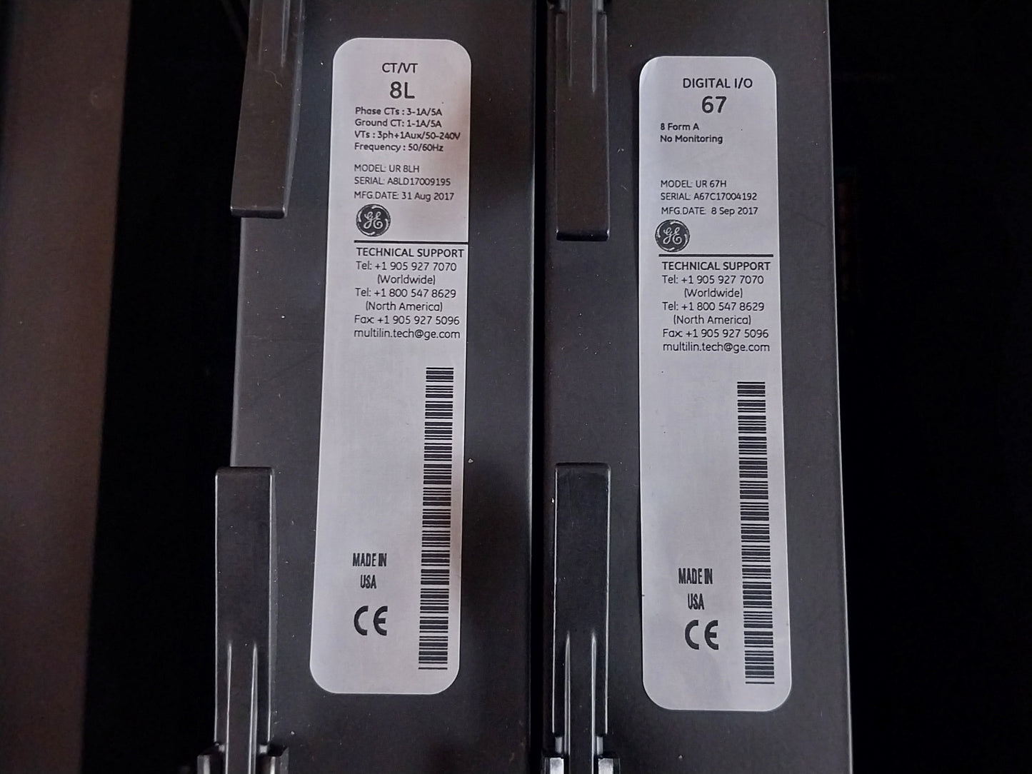 GE T60UJ3HKHF8NH6DMLP67U67WXX MULTILIN T60 TRANSFORMER MANAGEMENT RELAY