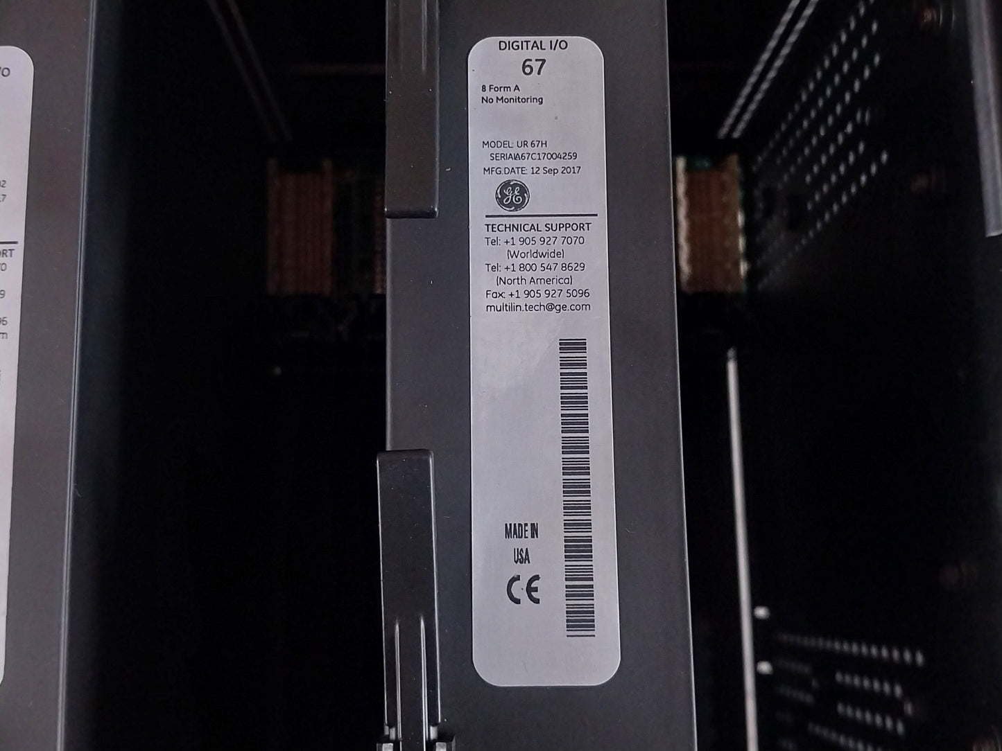 GE T60UJ3HKHF8NH6DMLP67U67WXX MULTILIN T60 TRANSFORMER MANAGEMENT RELAY