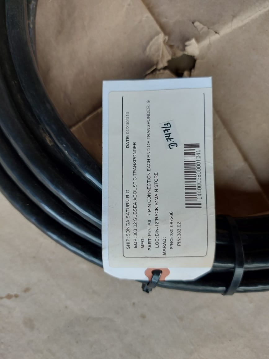 GISMA 7 PIN CONNECTION EACH END OF PIGTAIL