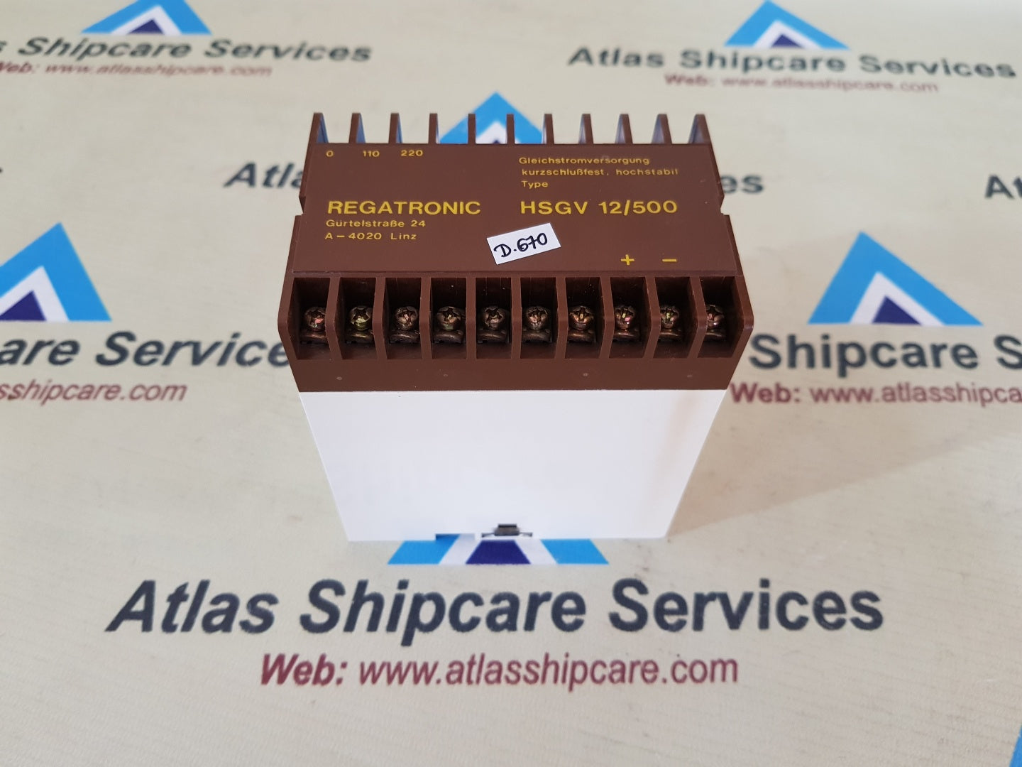 GLEICHSTROMVERSORGUNG HSGV 12/500 REGATRONIC