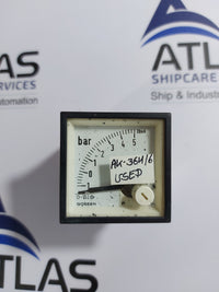 GOSSEN ANALOG PANEL METER 0-5 BAR 4-20mA