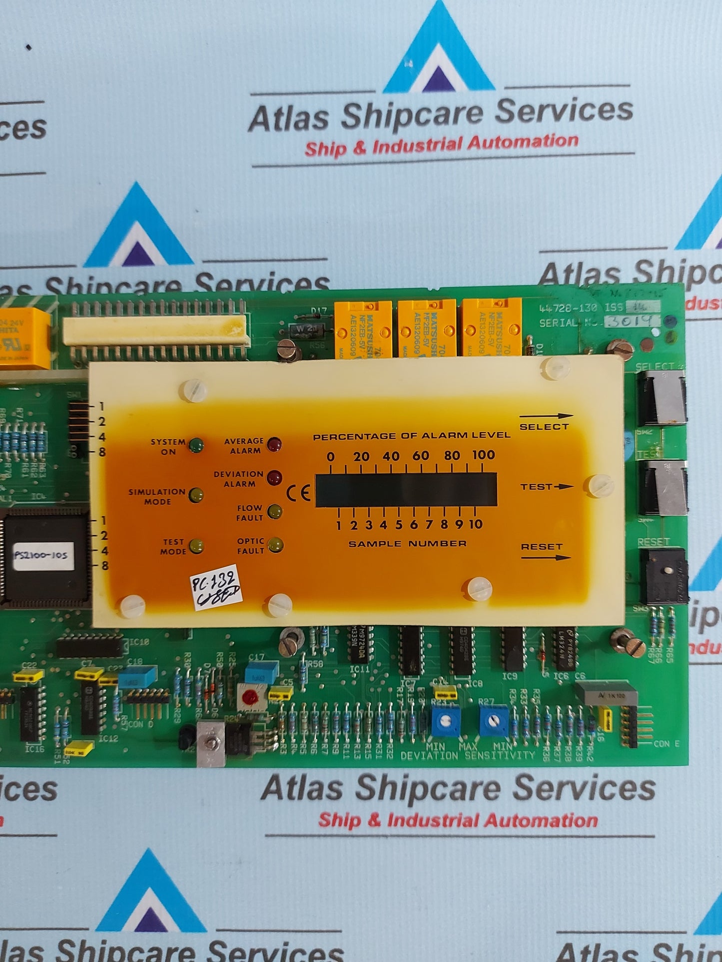 GRAVINER MK5 44728-130 ISS-14 PRINTED CIRCUIT BOARD