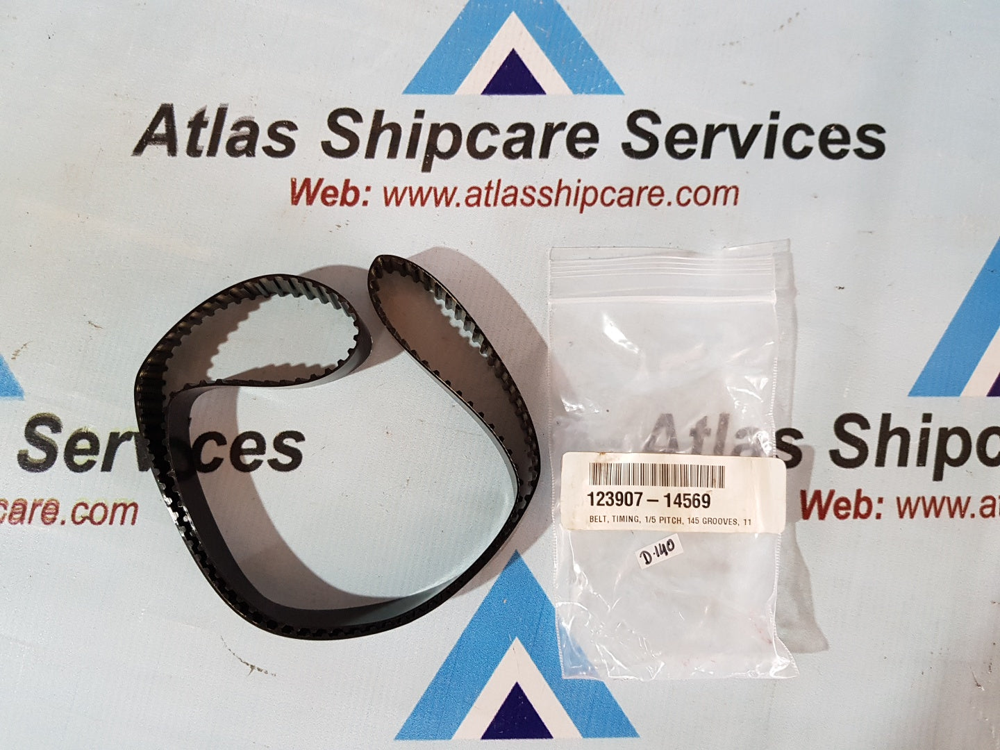 GROOVES 123907-14569 1/5 PITCH TIMING BELT
