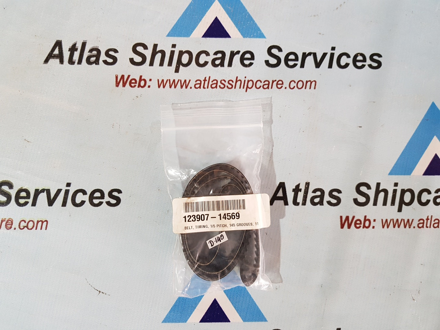 GROOVES 123907-14569 1/5 PITCH TIMING BELT