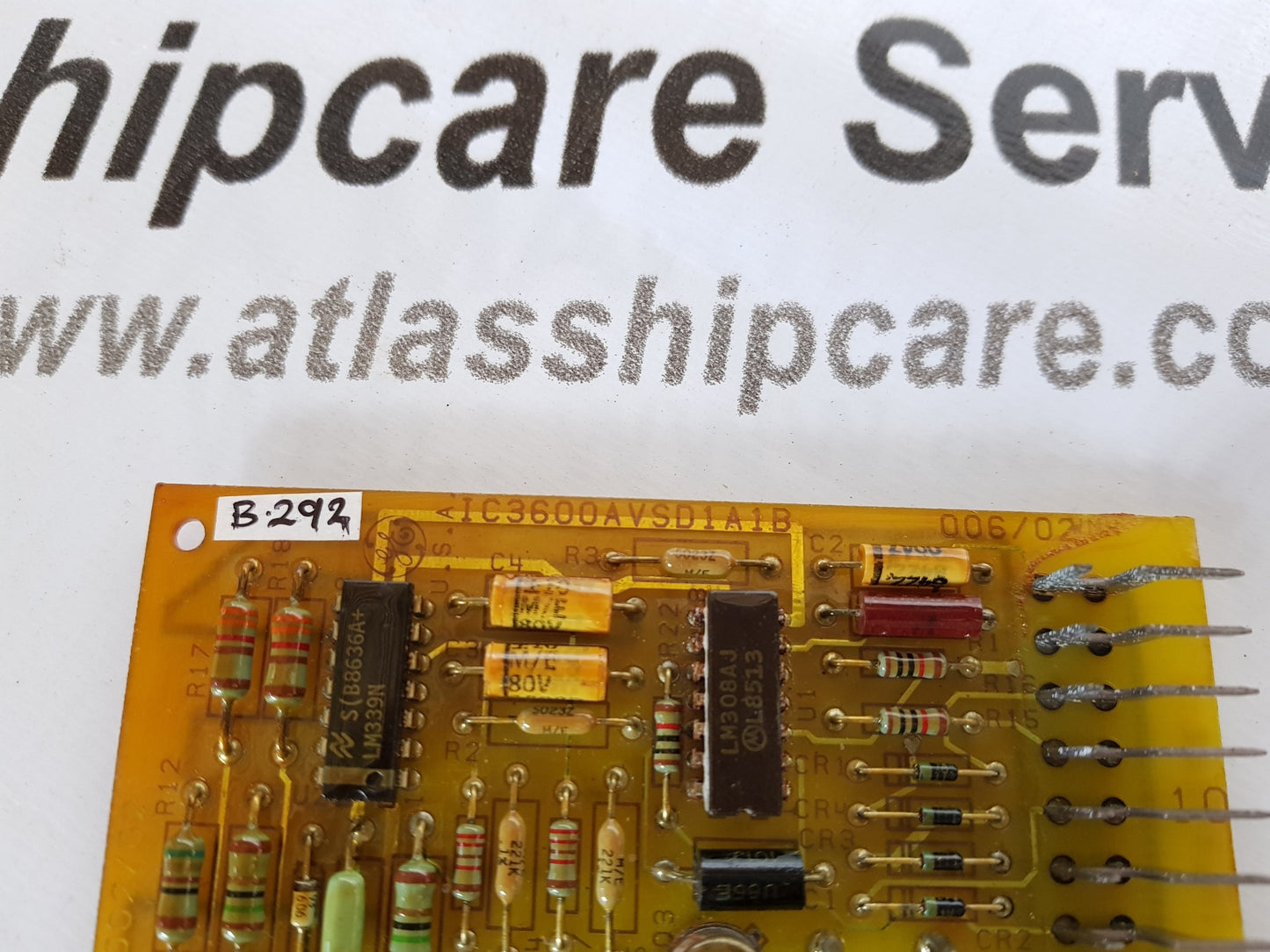 General Electric IC3600AVSD1A1B Pcb Card