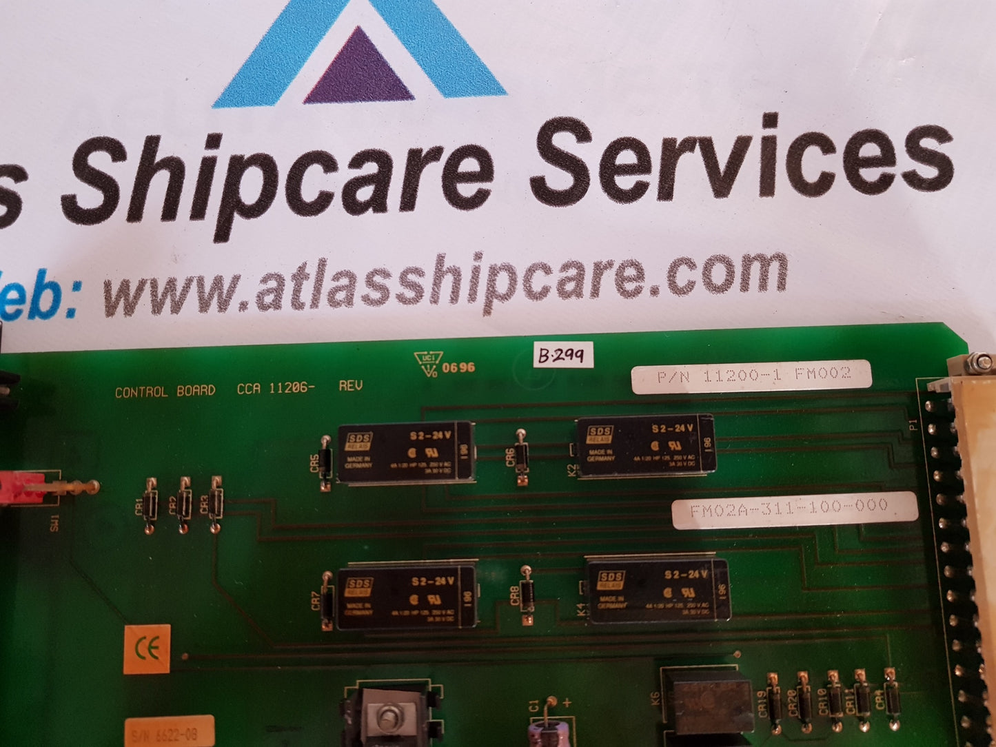 General Monitors FM002A Control Board