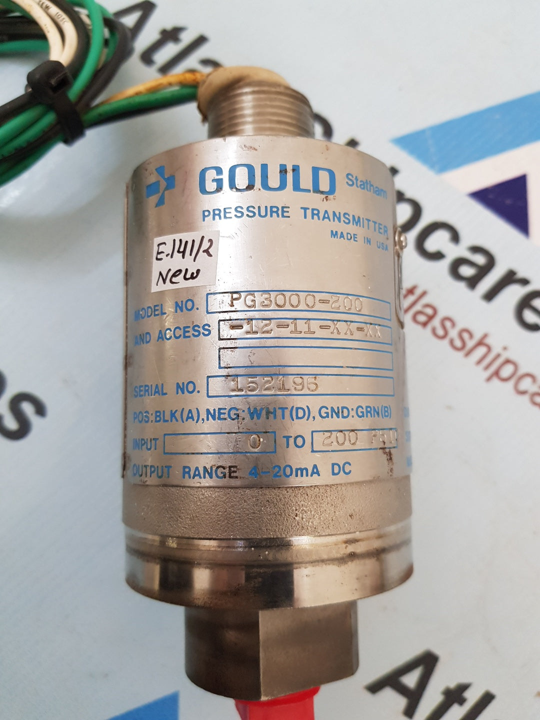 Gould PG3000-200 Pressure Transmitter