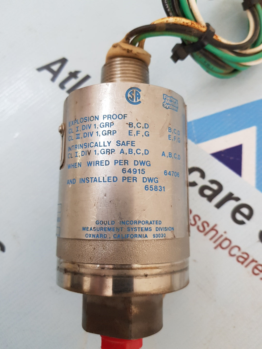 Gould PG3000-200 Pressure Transmitter