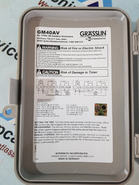 Grasslin GM40AV 24-Hour DPDT Electromechnical Time Switch