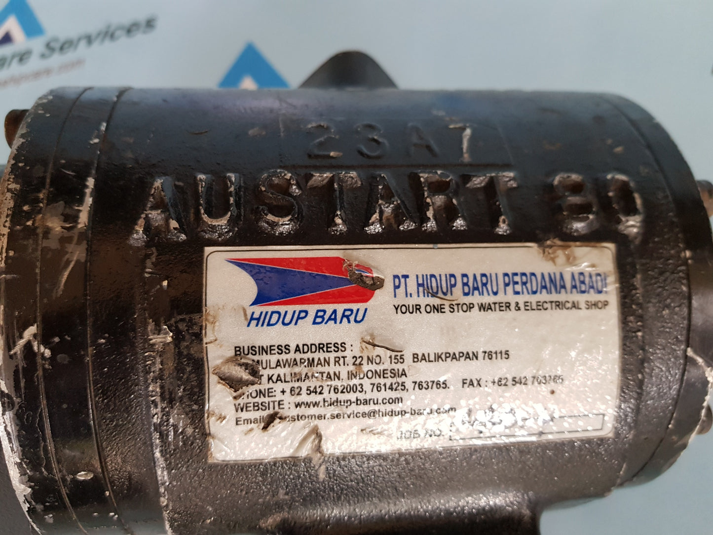 H.EQUIPMENT 16 AIR STARTER MOTOR M2-13-01077