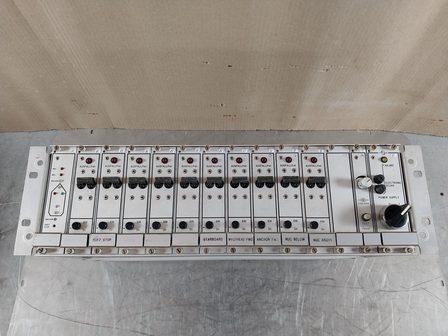 H.M. STEIN SOHN 970148 A008.3 MAIN NAVIGATION LIGHTS PANEL