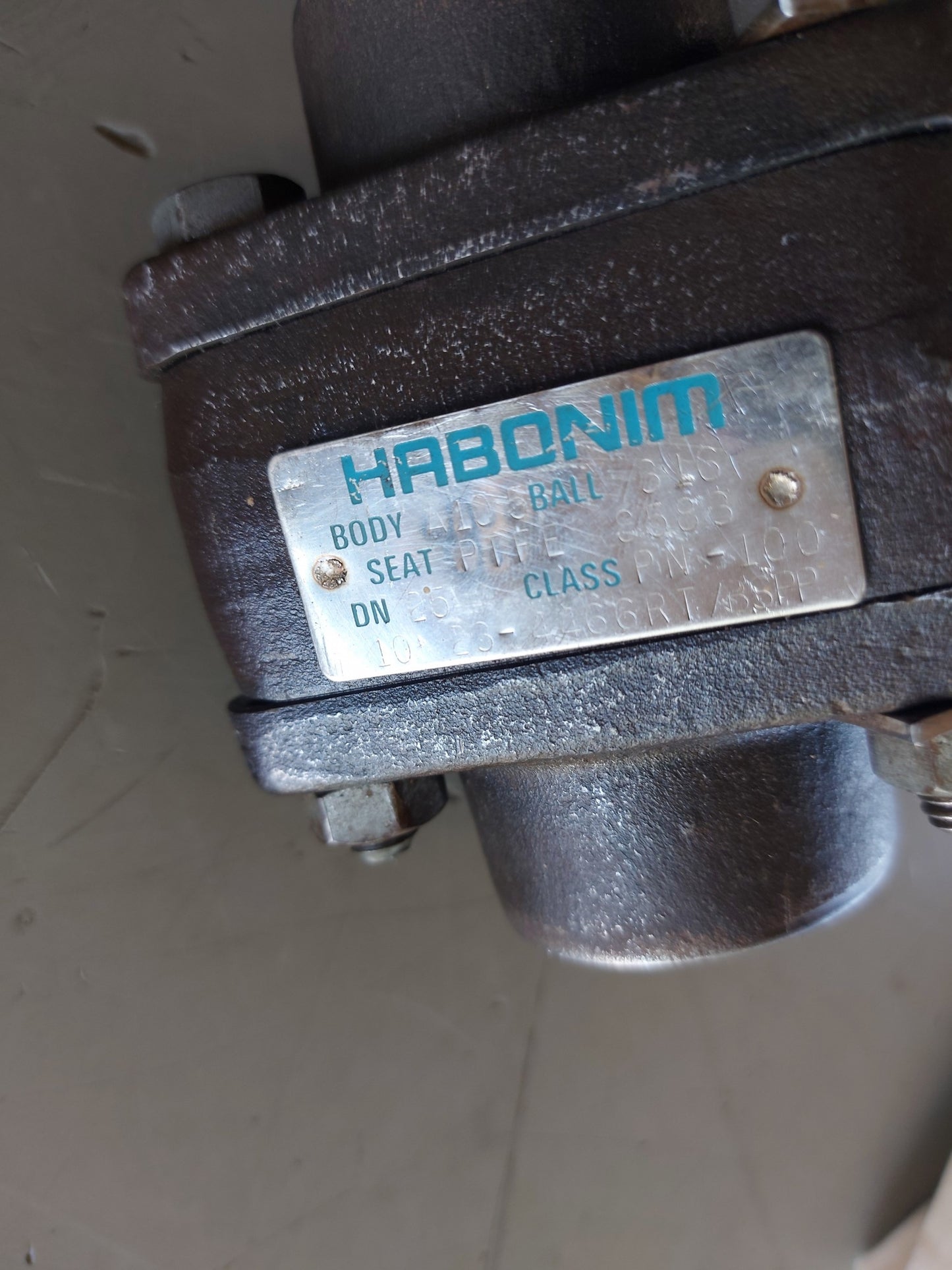 HABONIM COMPACT H20 SR-3 QUARTER TURN ACTUATOR VALVE