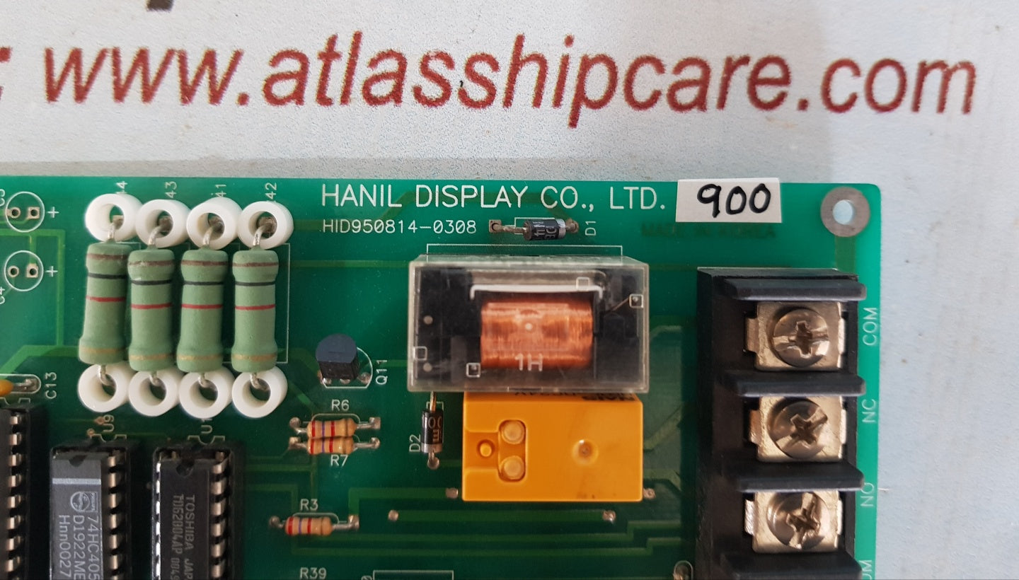 HANIL DISPLAY HID950814-0308 PCB CARD