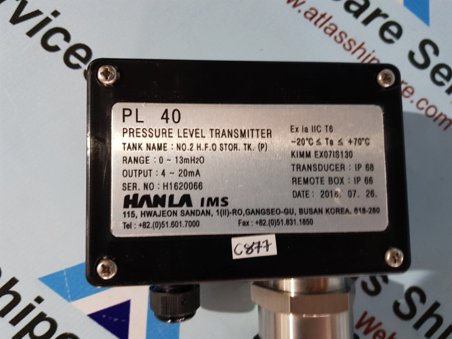 HANLA PL40 PRESSURE LEVEL TRANSMITTER