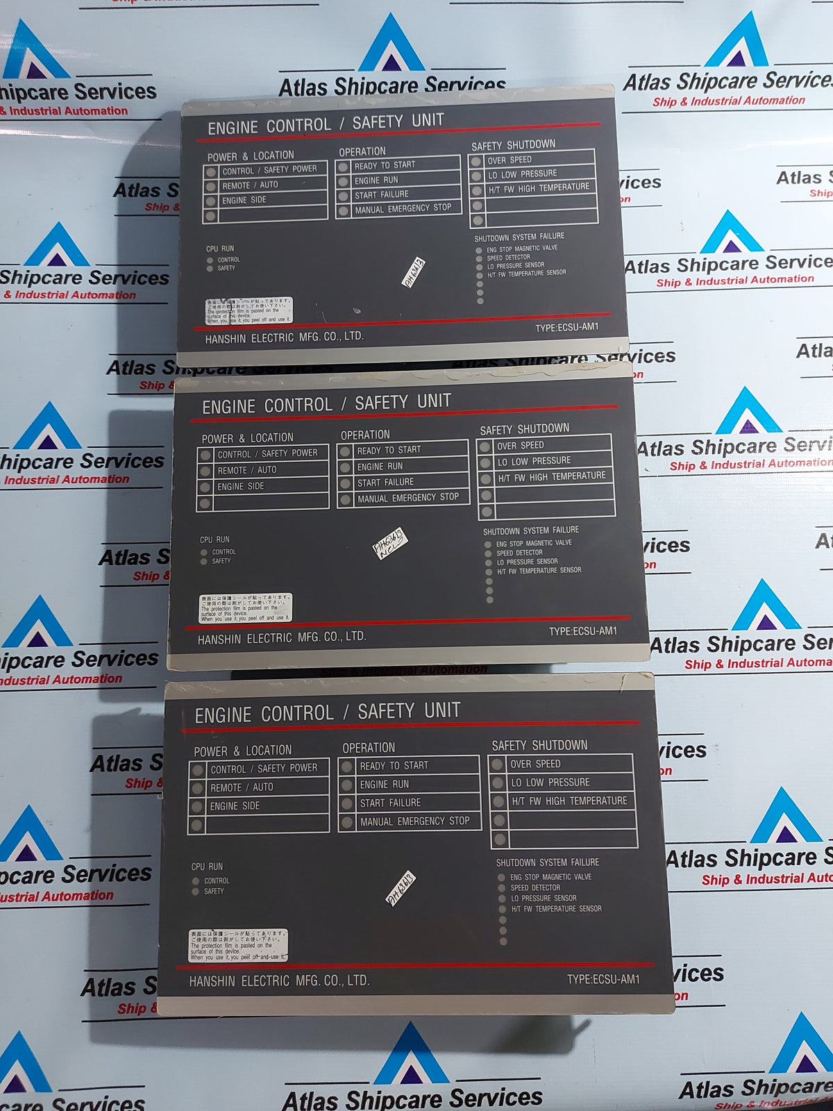 HANSHIN ELECTRIC ECSU-AM1 ENGINE CONTROL/SAFETY UNIT – Atlas Shipcare ...