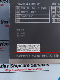 HANSHIN ELECTRIC ECSU-AM1 ENGINE CONTROL/SAFETY UNIT