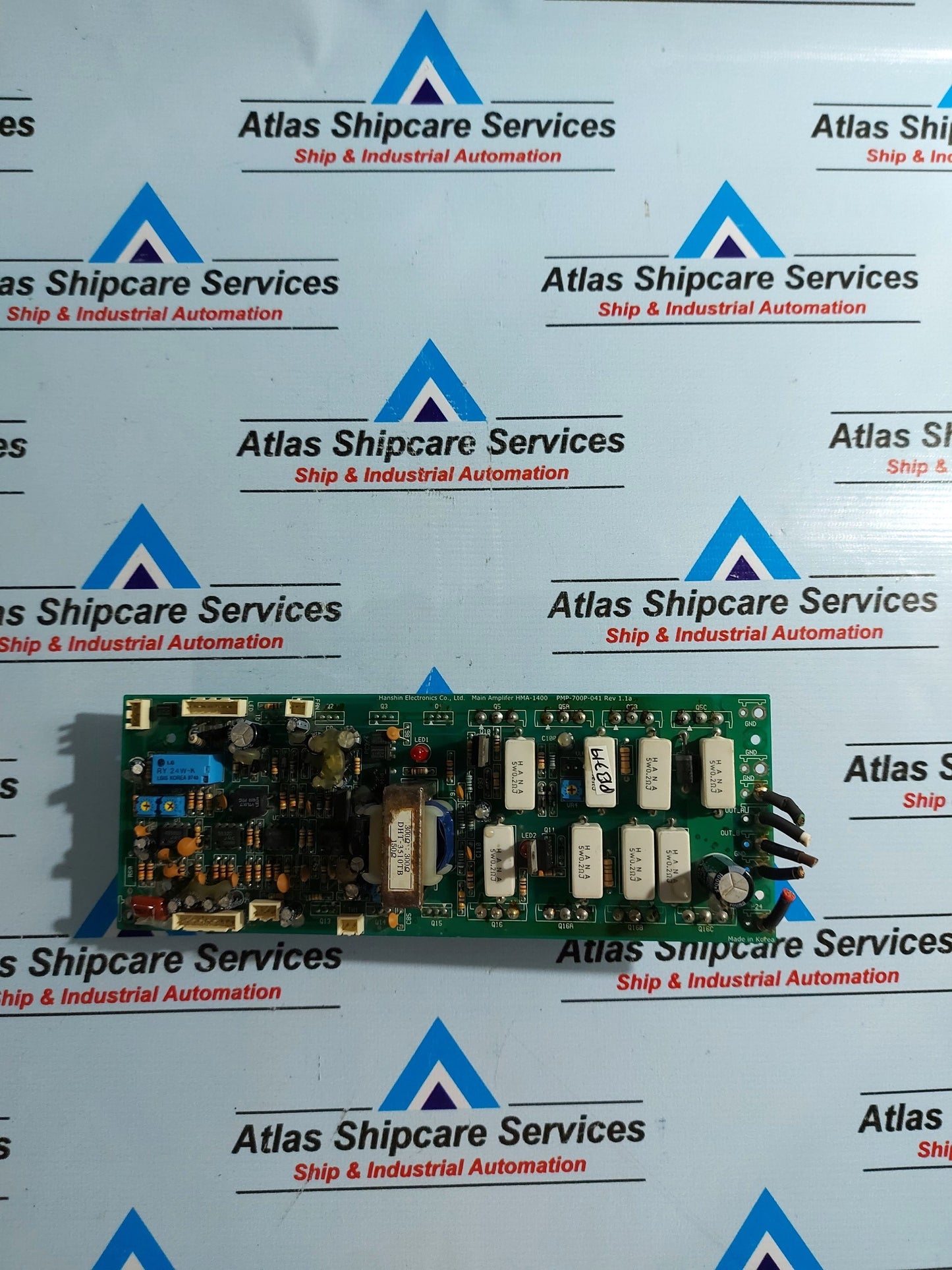 HANSHIN ELECTRONICS MAIN AMPLIFIER HMA-1400 PMP-700P-041 REV 1.1a