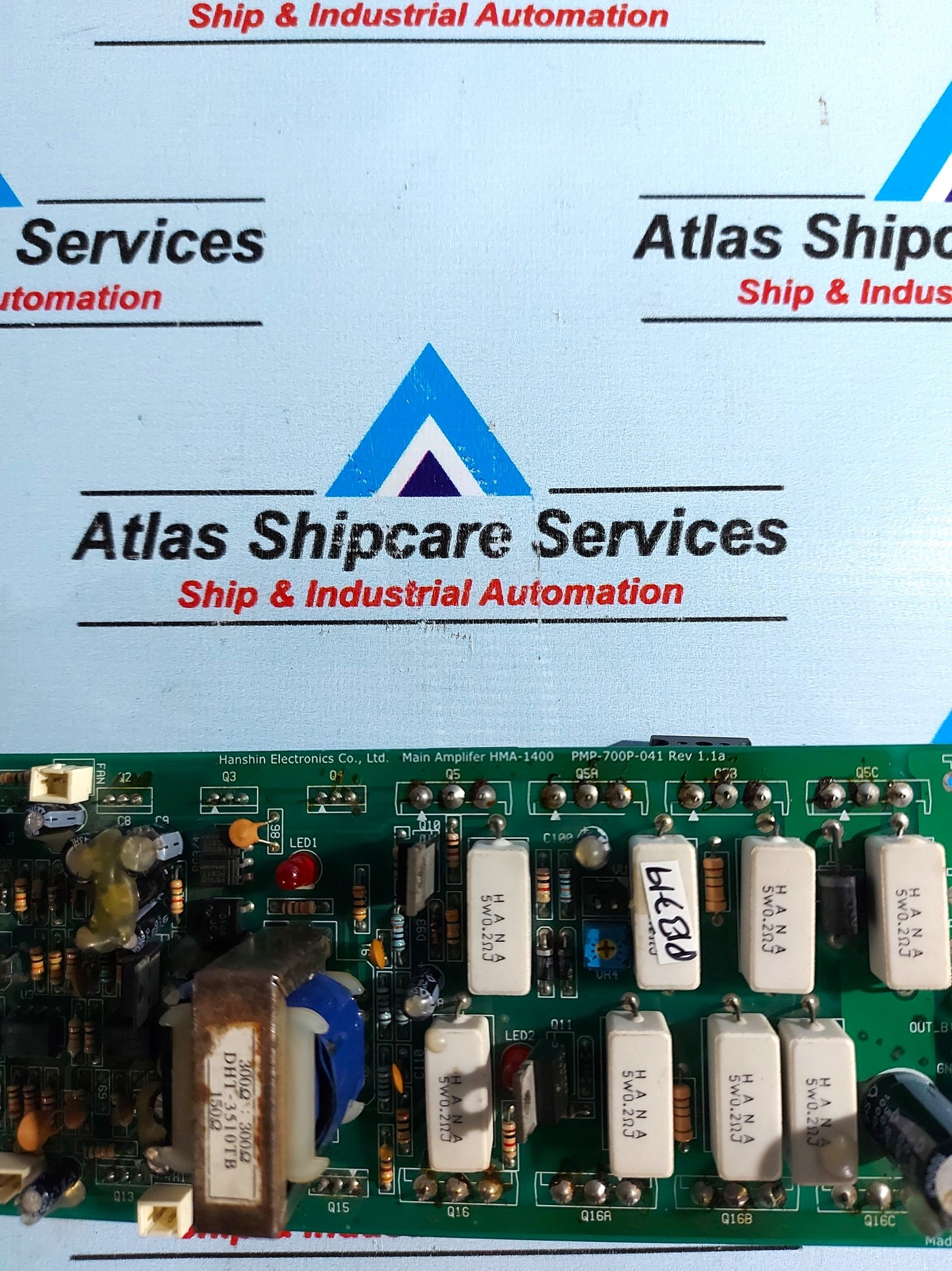 HANSHIN ELECTRONICS MAIN AMPLIFIER HMA-1400 PMP-700P-041 REV 1.1a