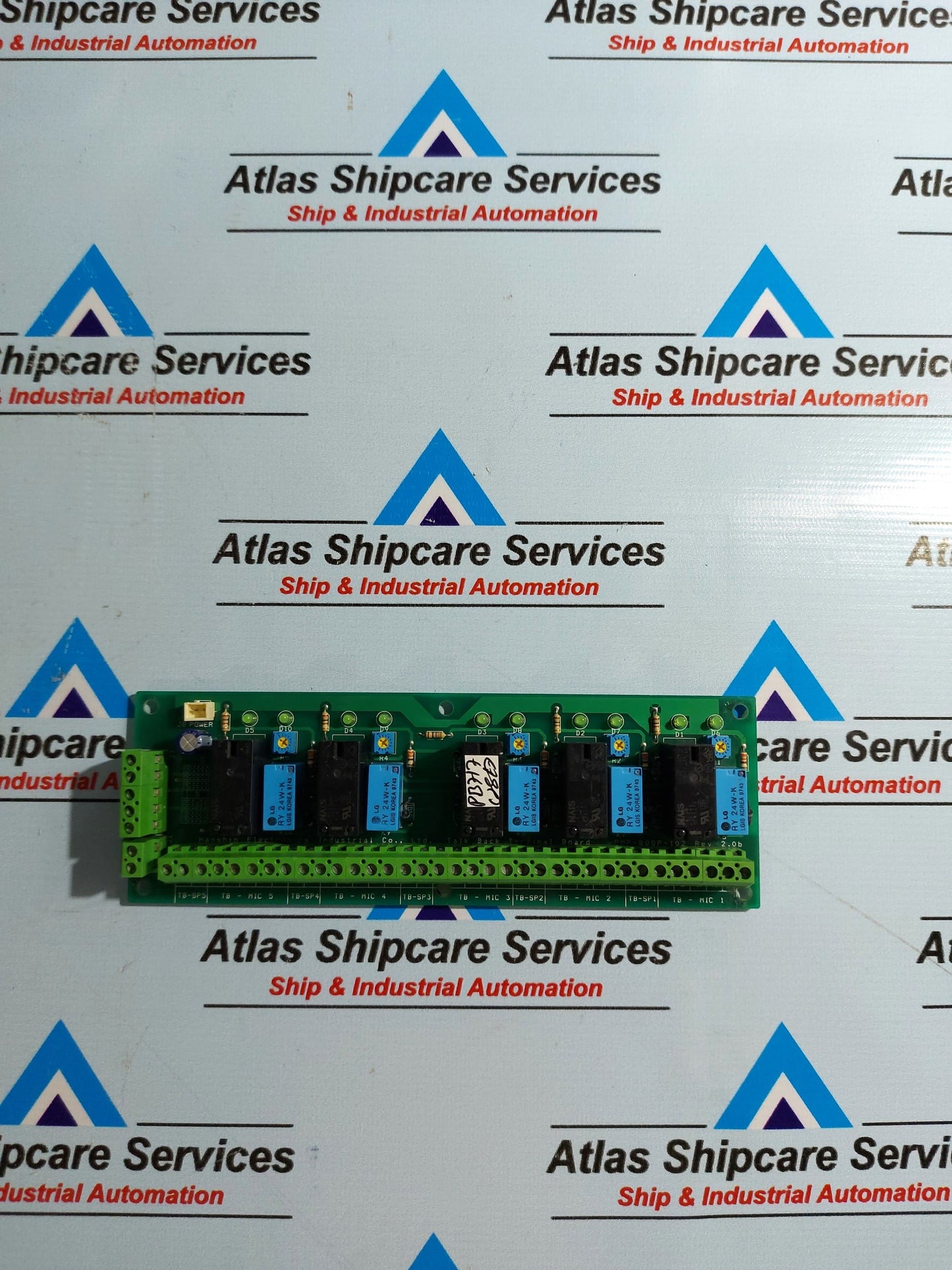 HANSHIN ELECTRONICS PMP-800P-102 REV 2.0b TALK BACK TERMINAL BOARD