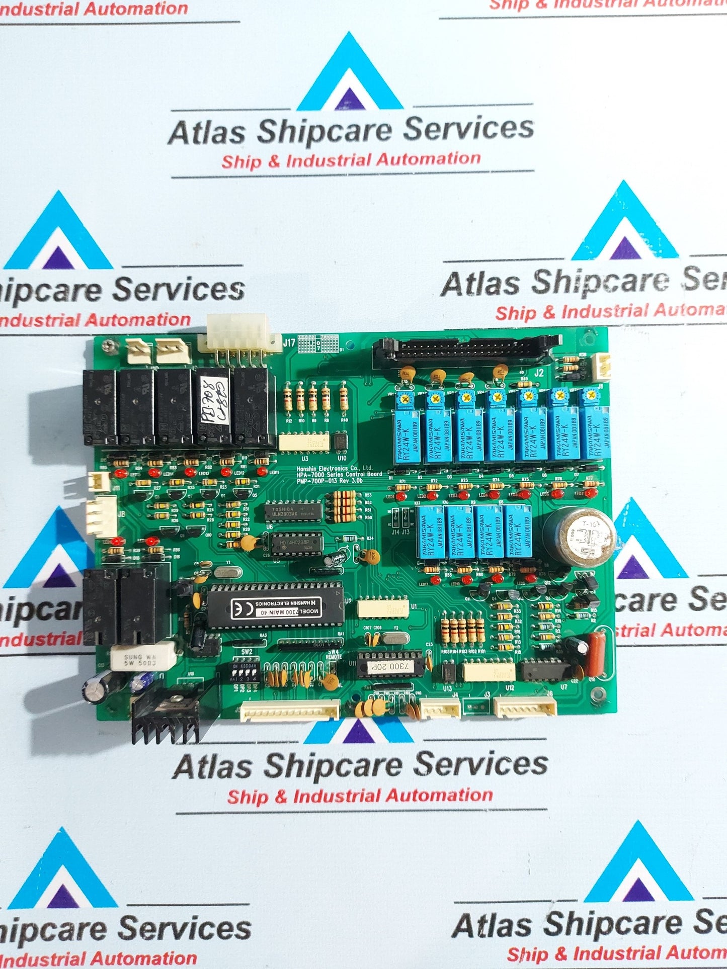 HANSHIN HPA-7000 SERIES CONTROL BOARD PMP-700P-013 REV 3.0b