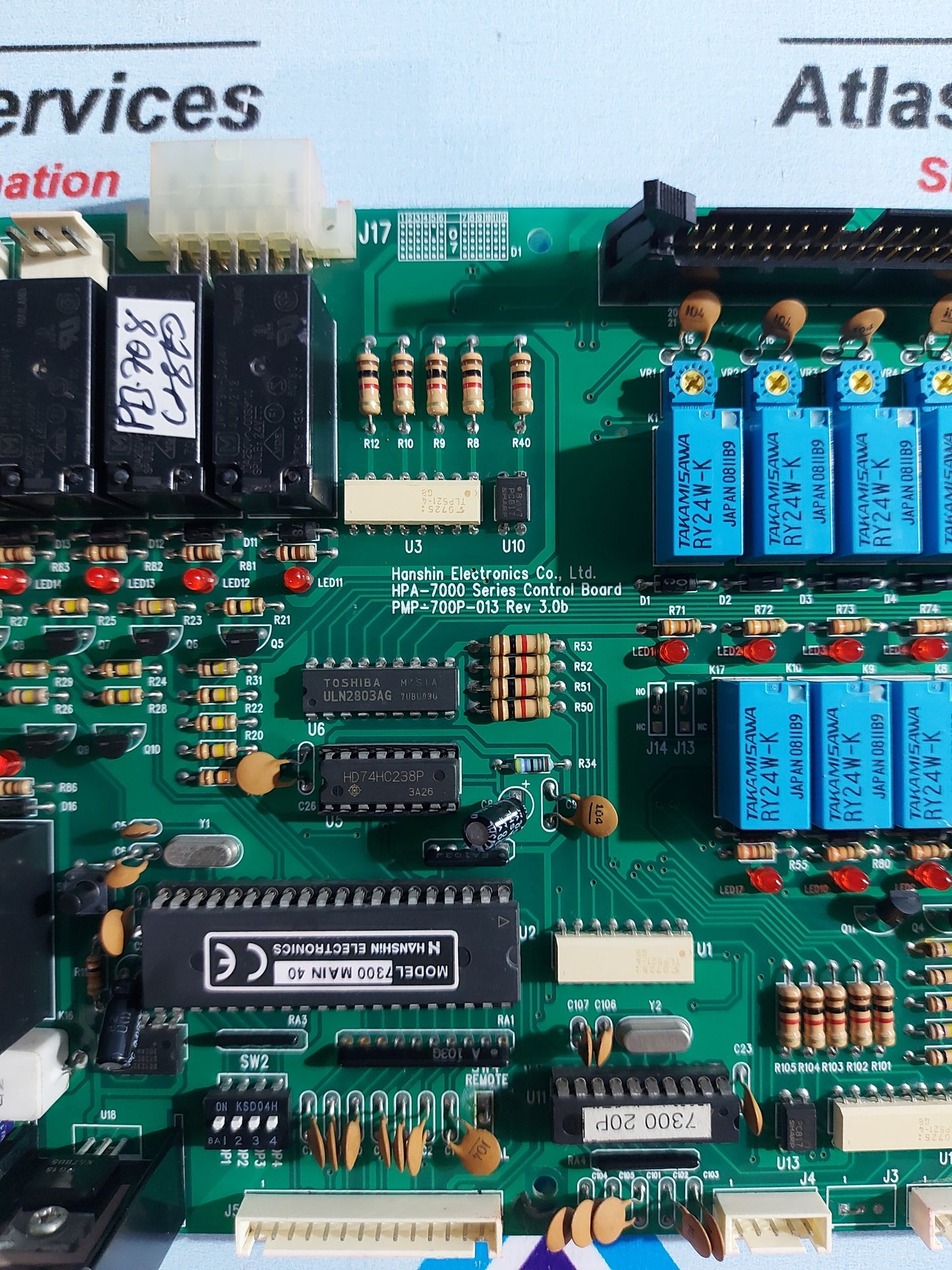 HANSHIN HPA-7000 SERIES CONTROL BOARD PMP-700P-013 REV 3.0b