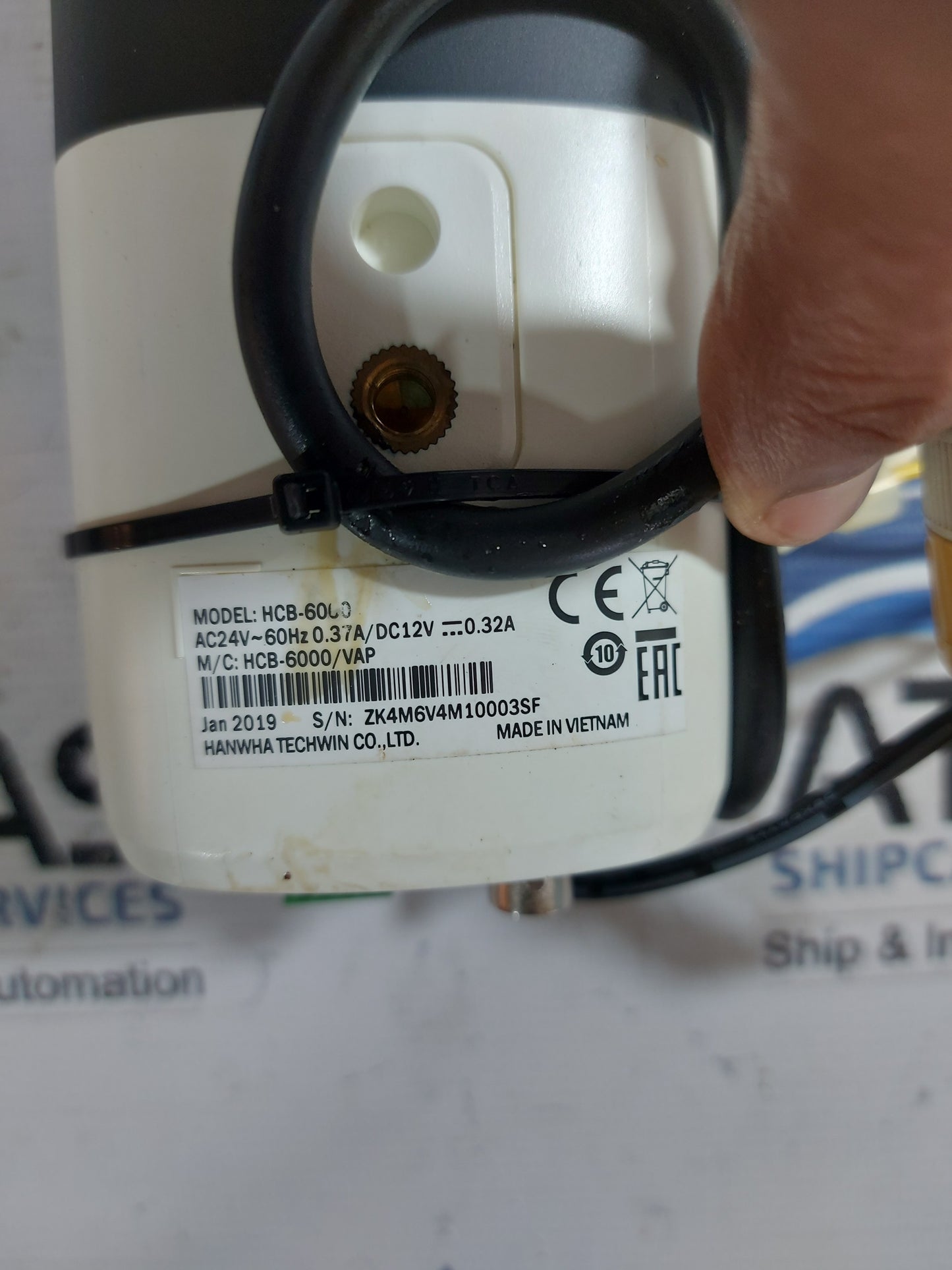 HANWHA HCB-6000 ANALOG HD CAMERA
