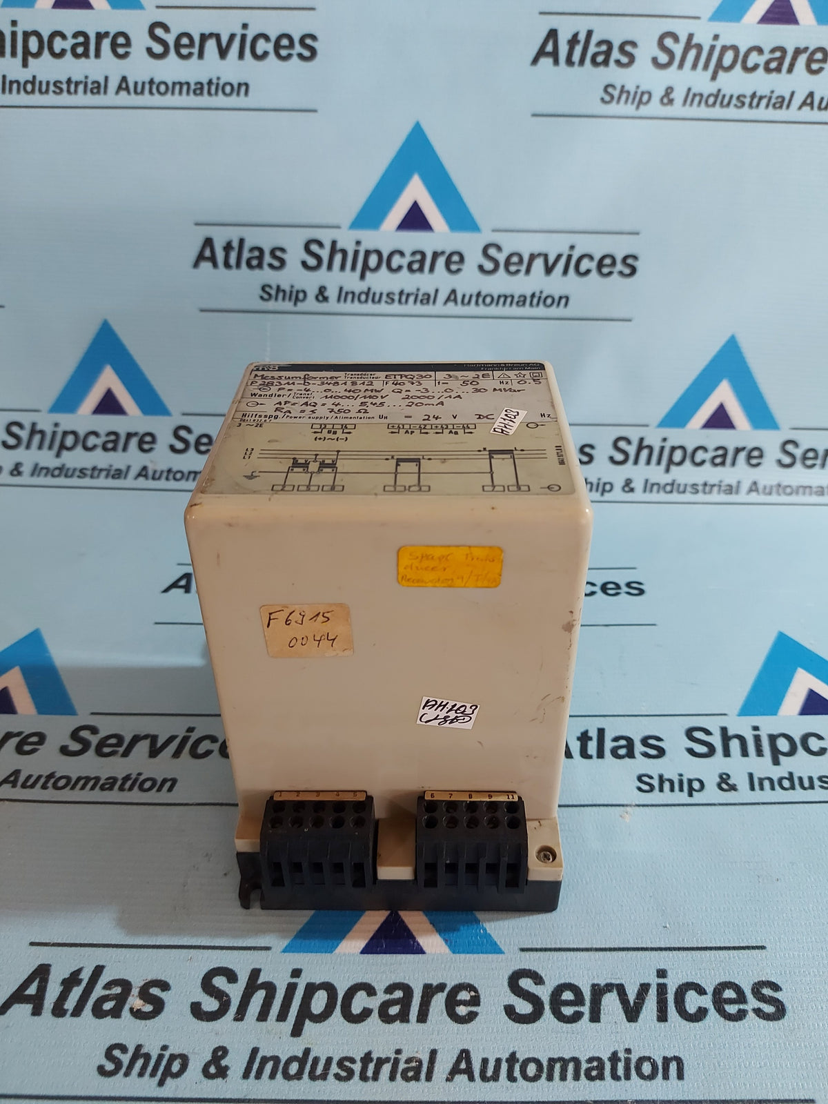 Hartmann P HARTMANN & BRAUN P 283M-0-3481812 MESSUMFORMER TRANSDUCER – Atlas ...