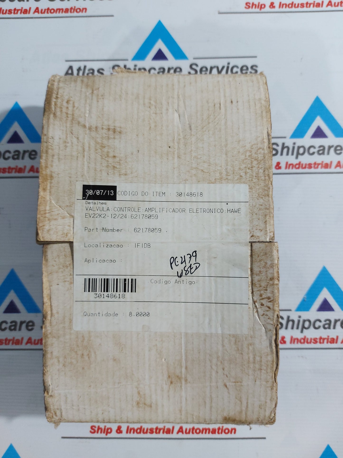 HAWE HYDRAULIK EV22K2-12/24 AMPLIFIER CARD 62178059