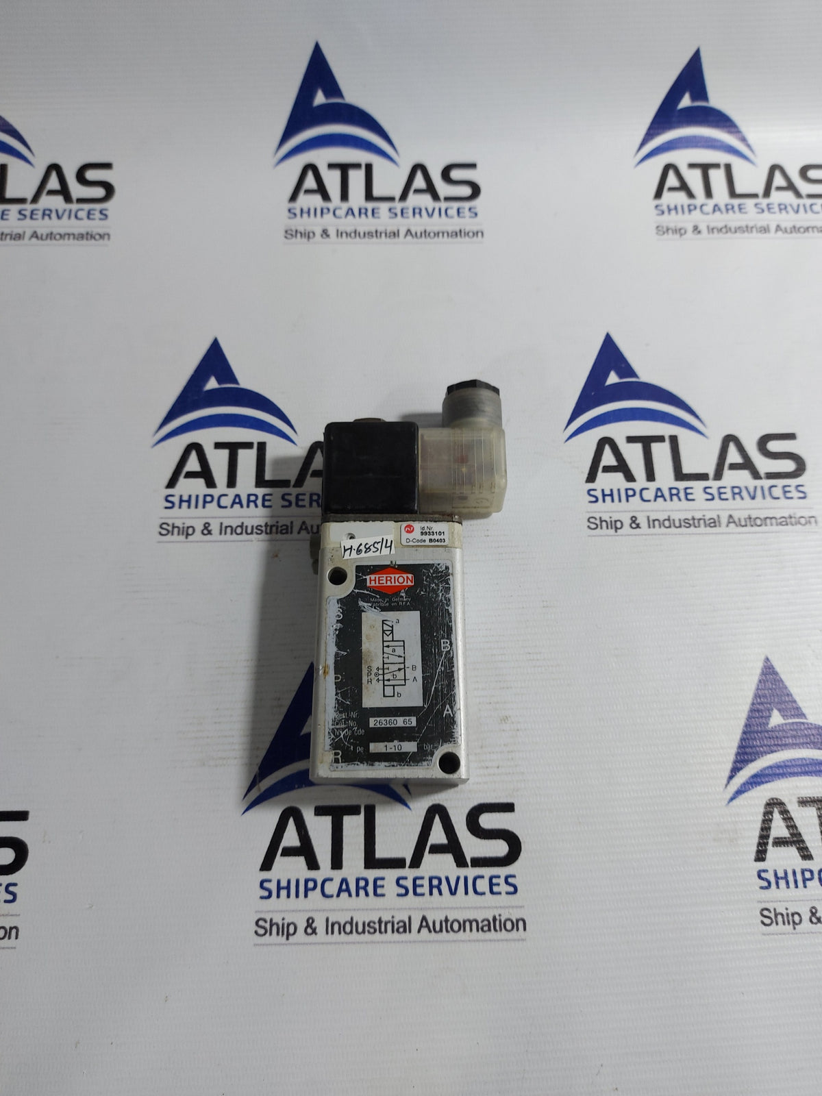 HERION 2636065 PNEUMATIC SOLENOID VALVE