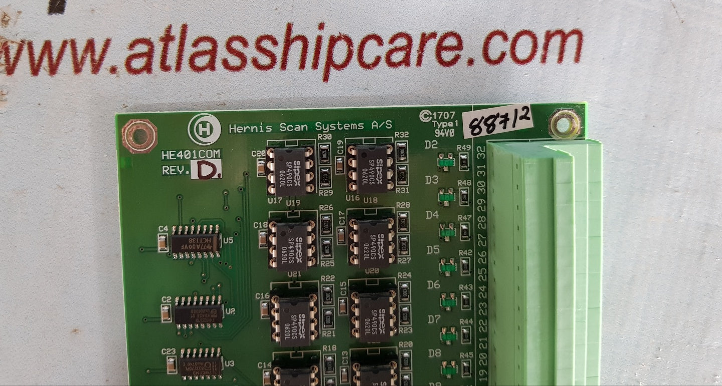 HERNIS SCAN 22205 CAMERA INTERFACE HE401COM PCB BOARD