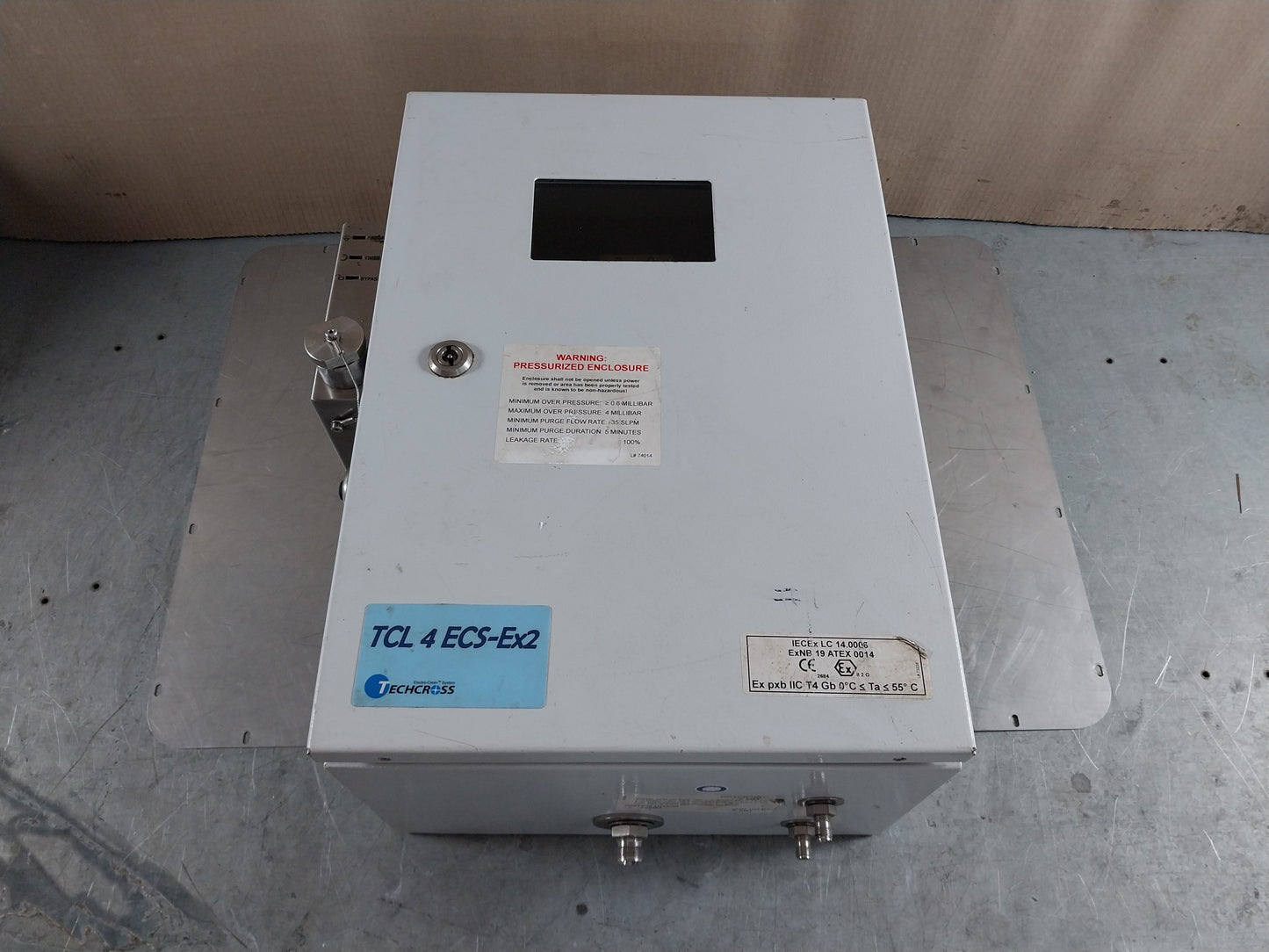HF SCIENTIFIC TCL 4 ECS-Ex2 TRO MONITOR AIR SENTINEL PURGE CONTROLLER