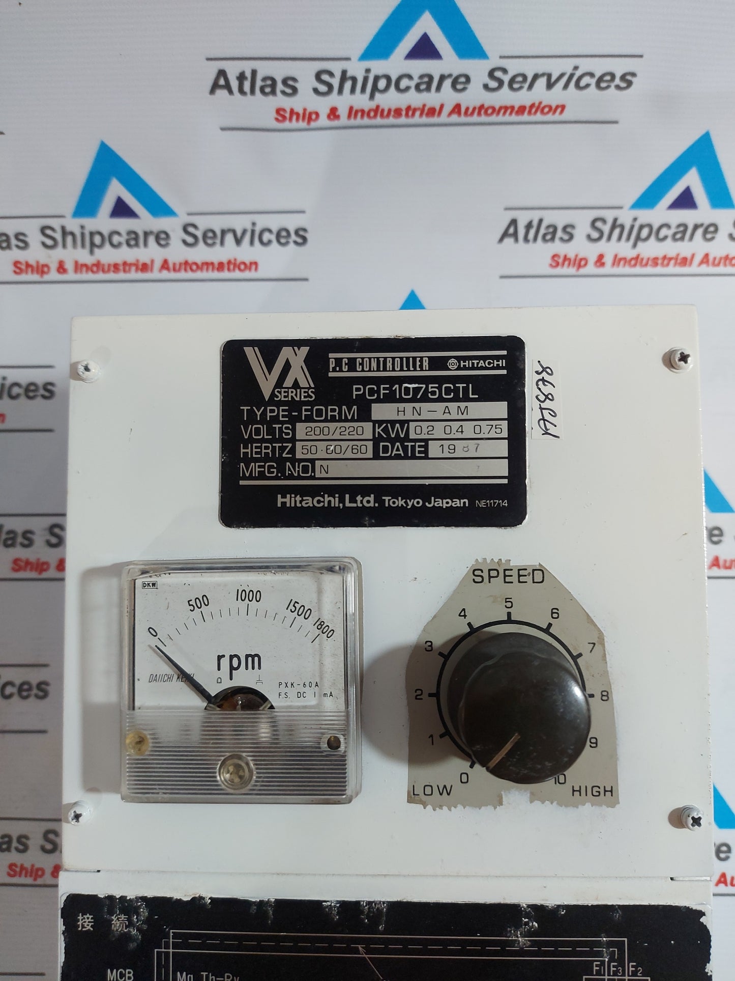 HITACHI PCF1075CTL P.C CONTROLLER VX SERIES TYPE-FORM HN-AM