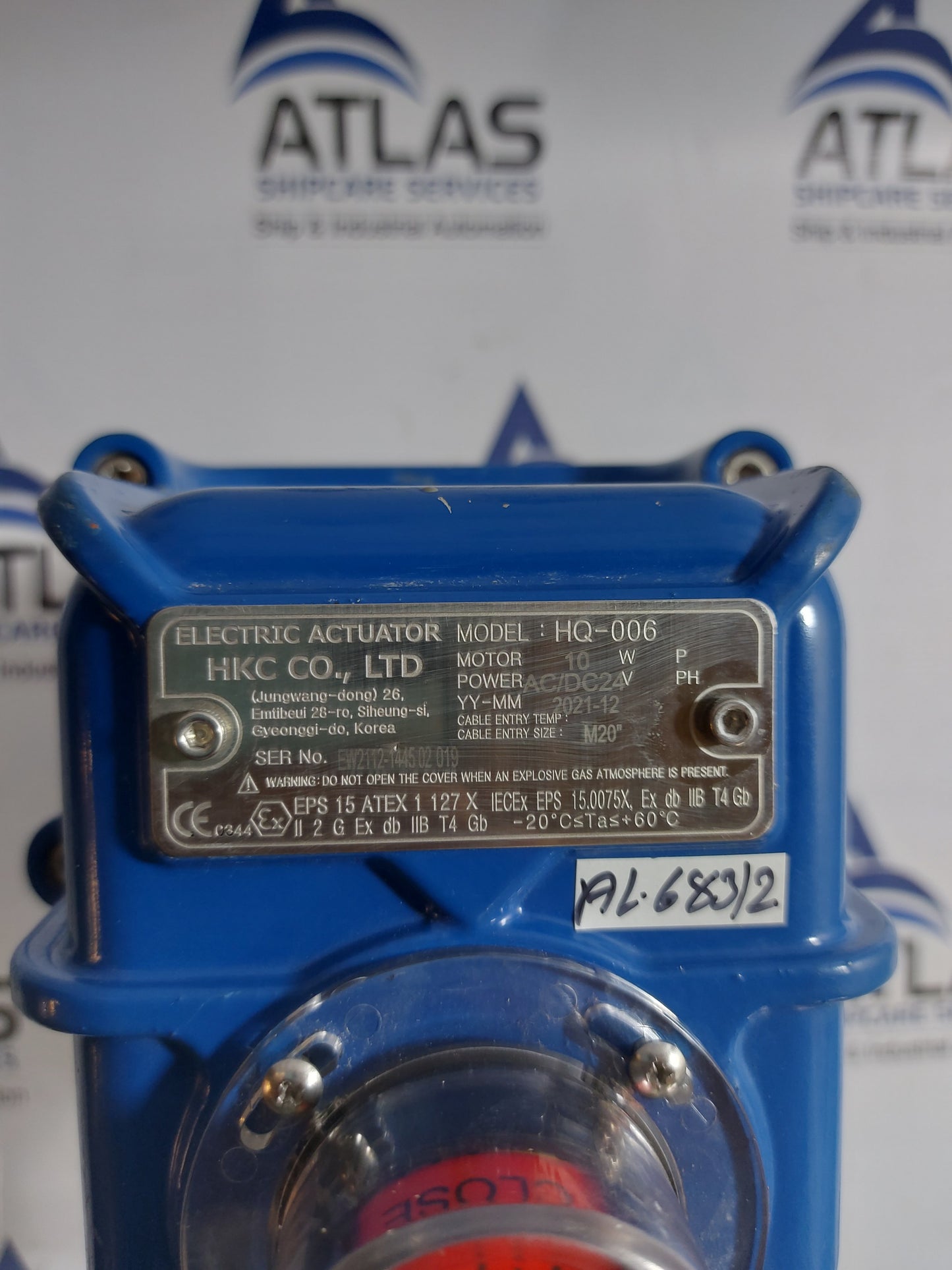 HKC HQ-006 ELECTRIC ACTUATOR FOR BALL VALVE 10W AC/DC 24V