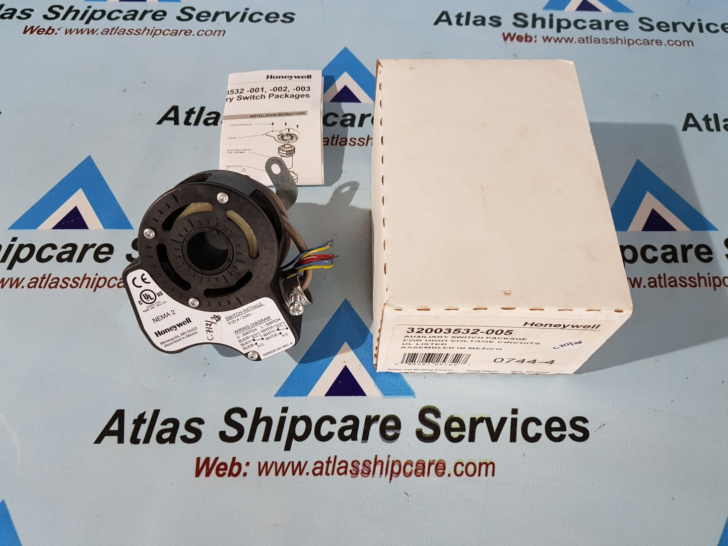 HONEYWELL 32003532-005 AUXILIARY SWITCH PACKAGE FOR HIGH VOLTAGE CIRCUIT